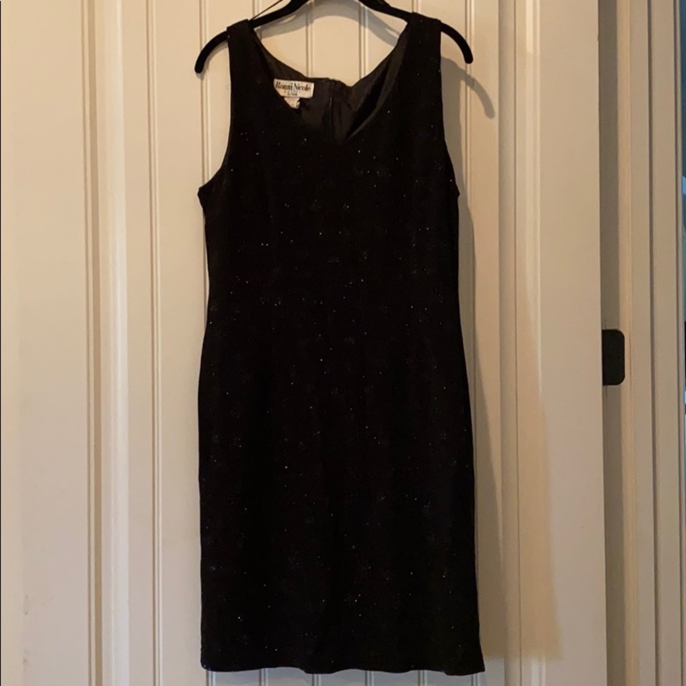 Ronni Nicole little black dress